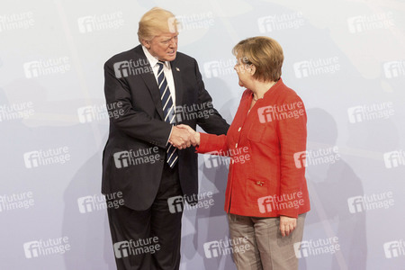 Begrüßung der G20-Gipfel Teilnehmer in Hamburg