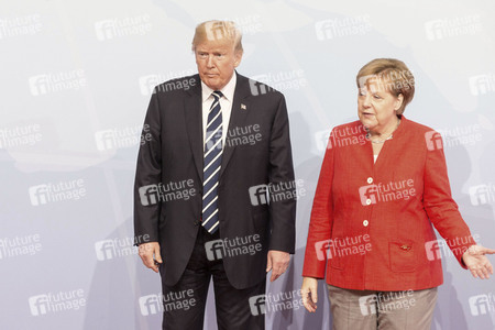 Begrüßung der G20-Gipfel Teilnehmer in Hamburg