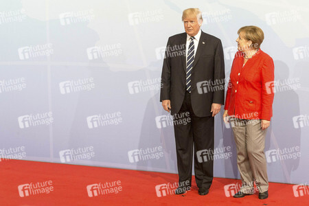 Begrüßung der G20-Gipfel Teilnehmer in Hamburg