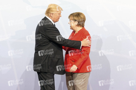 Begrüßung der G20-Gipfel Teilnehmer in Hamburg
