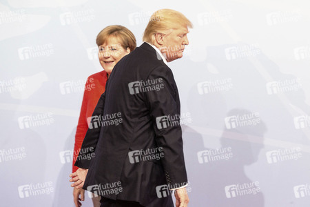 Begrüßung der G20-Gipfel Teilnehmer in Hamburg