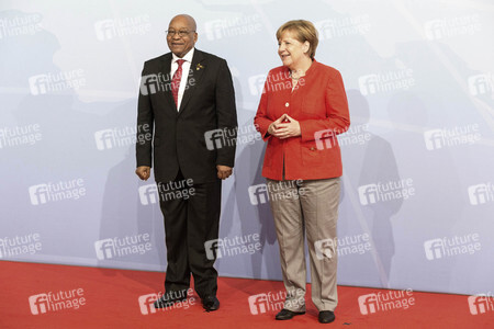 Begrüßung der G20-Gipfel Teilnehmer in Hamburg