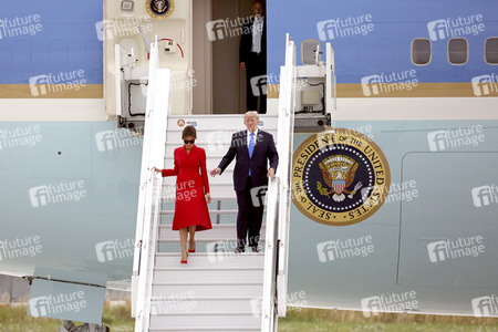 Ankunft von US-Präsident Trump in Paris