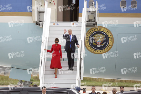 Ankunft von US-Präsident Trump in Paris