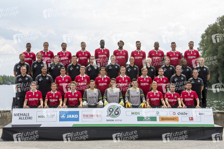 Hannover 96 Kader der-Präsentation in Hannover