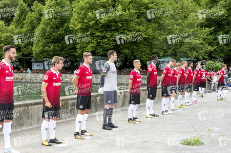 Hannover 96 Kader der-Präsentation in Hannover