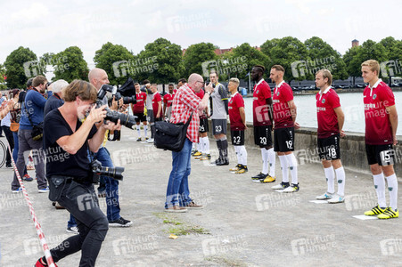 Hannover 96 Kader der-Präsentation in Hannover