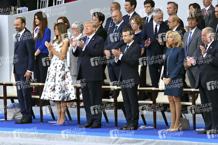Militärparade zum französischen Nationalfeiertag in Paris