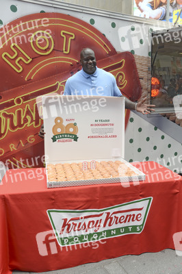 80. Geburtstag der Restaurantkette Krispy Kreme in New York