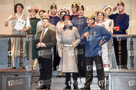Theaterprobe 'Der Hauptmann von Köpenick' in Berlin