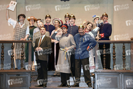 Theaterprobe 'Der Hauptmann von Köpenick' in Berlin