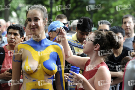 NYC Bodypainting Day in New York