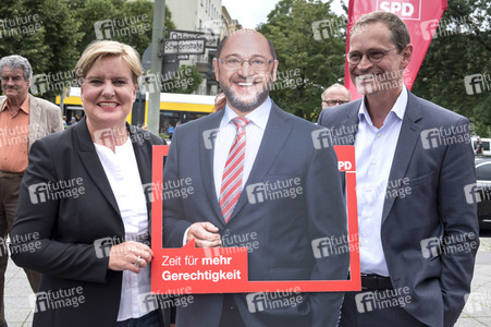 Straßenwahlkampf zur Bundestagswahl in Berlin