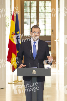 Pressekonferenz mit Mariano Rajoy in Madrid