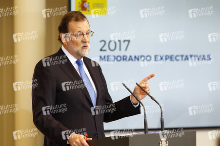 Pressekonferenz mit Mariano Rajoy in Madrid