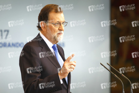Pressekonferenz mit Mariano Rajoy in Madrid