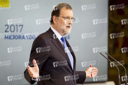 Pressekonferenz mit Mariano Rajoy in Madrid