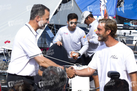 König Felipe im Real Club Náutico de Palma