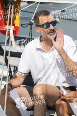 König Felipe im Real Club Náutico de Palma