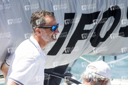 König Felipe im Real Club Náutico de Palma