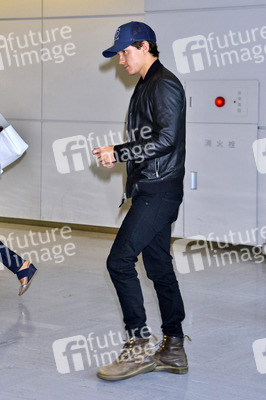 Ankunft von Tom Holland in Narita