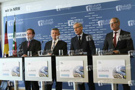 Presskonfernez zu EMA Bewerbung in Düsseldorf
