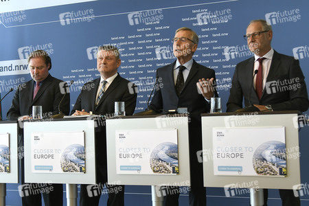 Presskonfernez zu EMA Bewerbung in Düsseldorf