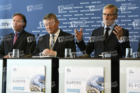 Presskonfernez zu EMA Bewerbung in Düsseldorf