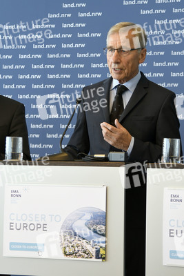 Presskonfernez zu EMA Bewerbung in Düsseldorf