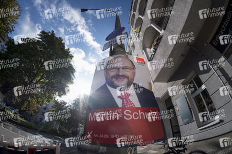 Bundestagswahlkampf-Plakate in Berlin