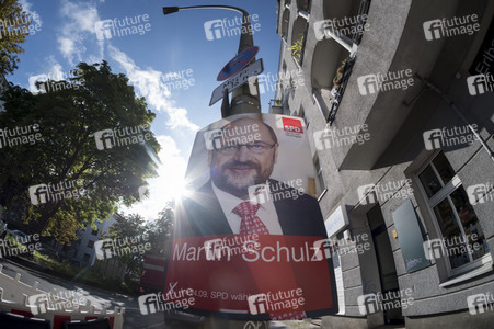 Bundestagswahlkampf-Plakate in Berlin