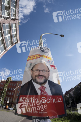 Bundestagswahlkampf-Plakate in Berlin
