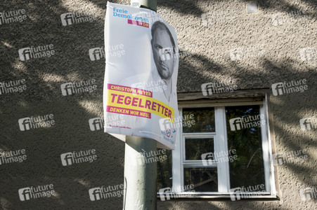 Bundestagswahlkampf-Plakate in Berlin
