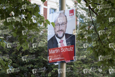 Bundestagswahlkampf-Plakate in Berlin