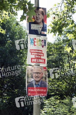 Bundestagswahlkampf-Plakate in Berlin