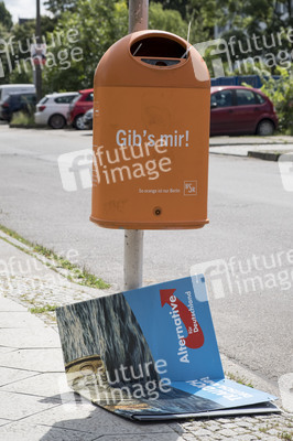Bundestagswahlkampf-Plakate in Berlin
