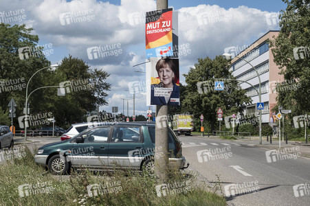 Bundestagswahlkampf-Plakate in Berlin
