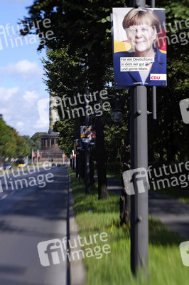 Bundestagswahlkampf-Plakate in Berlin