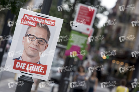 Bundestagswahlkampf-Plakate in Berlin