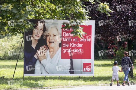 Bundestagswahlkampf-Plakate in Berlin