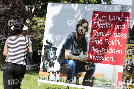 Bundestagswahlkampf-Plakate in Berlin