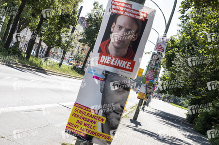 Bundestagswahlkampf-Plakate in Berlin