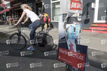 Bundestagswahlkampf-Plakate in Berlin