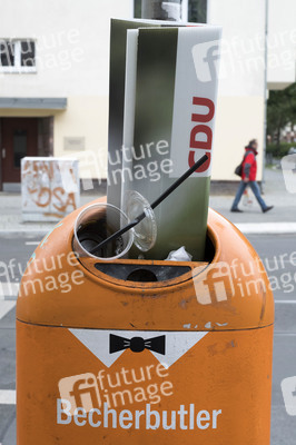 Bundestagswahlkampf-Plakate in Berlin