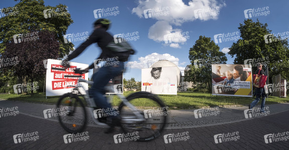 Bundestagswahlkampf-Plakate in Berlin