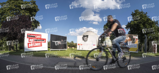 Bundestagswahlkampf-Plakate in Berlin