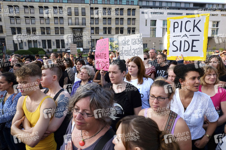 Solidaritästdemo 'Berlin stands with Charlottesville' in Berlin
