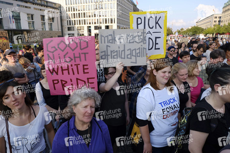 Solidaritästdemo 'Berlin stands with Charlottesville' in Berlin