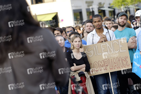 Solidaritästdemo 'Berlin stands with Charlottesville' in Berlin