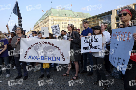 Solidaritästdemo 'Berlin stands with Charlottesville' in Berlin